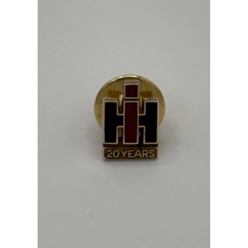 Vintage 10K Solid Gold International Harvester IH 20 Years Service Pin Balfour